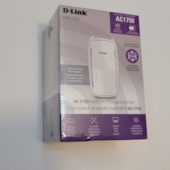 D-Link AC1750 Mesh Wi-Fi Range Extender- Cover up to 2000 sq.ft- DAP 1755 MU-MIM - Picture 9 of 12